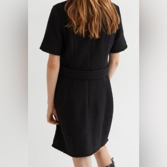 H&M WOOL BLEND MINI DRESS - S2533 - Picture 5 of 6